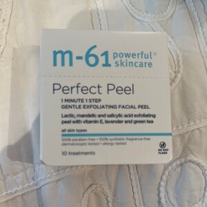 M-61 Perfect Peel - powerful skincare gentle exfoliating facial peel pack of 10